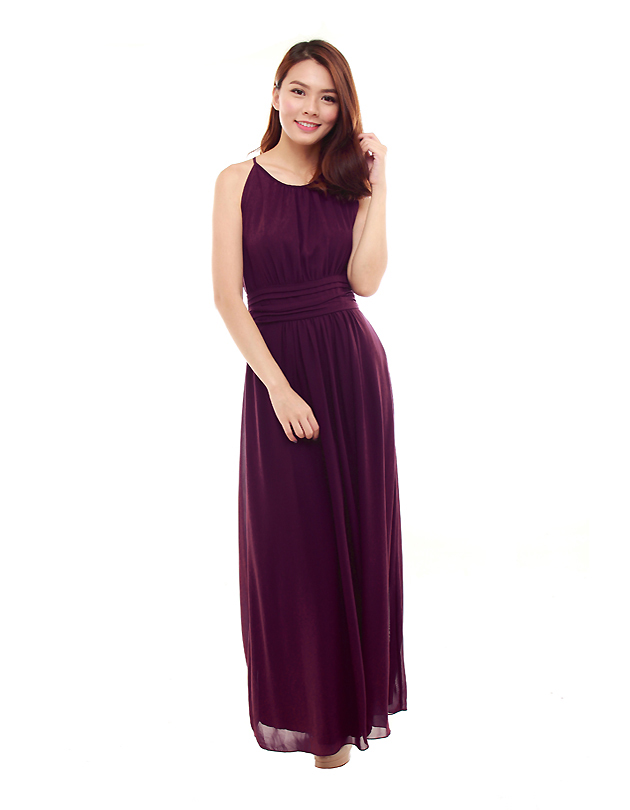 Ava Maxi Dress in Majestic Purple